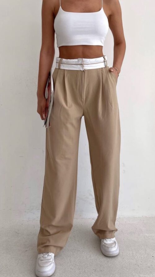 Reversed Wastband Trousers