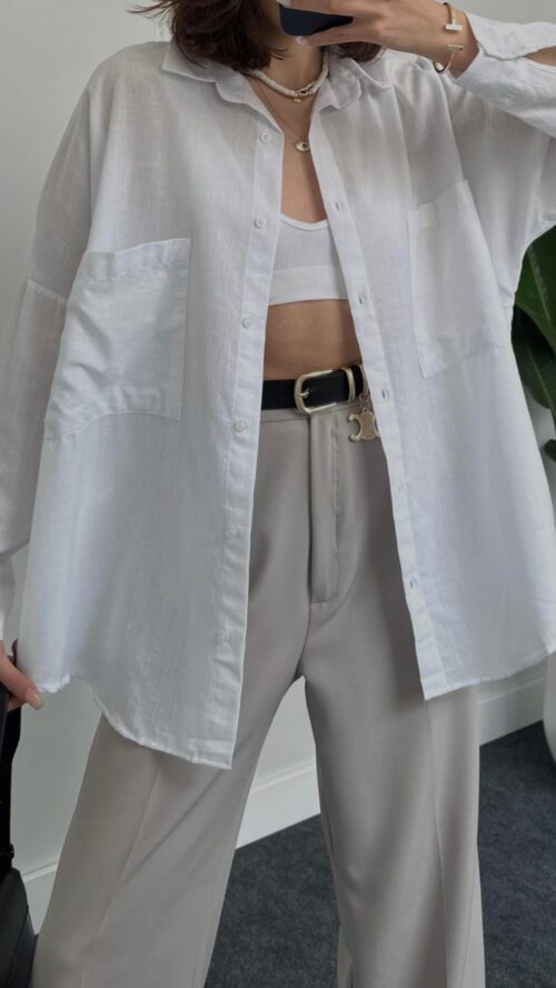 White Oversized Shirt