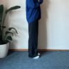 Navy Blue Tensel Oversize Shirt