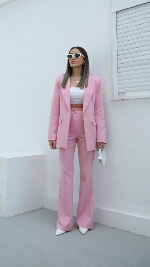 Pink Spanish Trousers Blazer Premium Set (Copy)