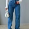 Wide Leg Blue Jean