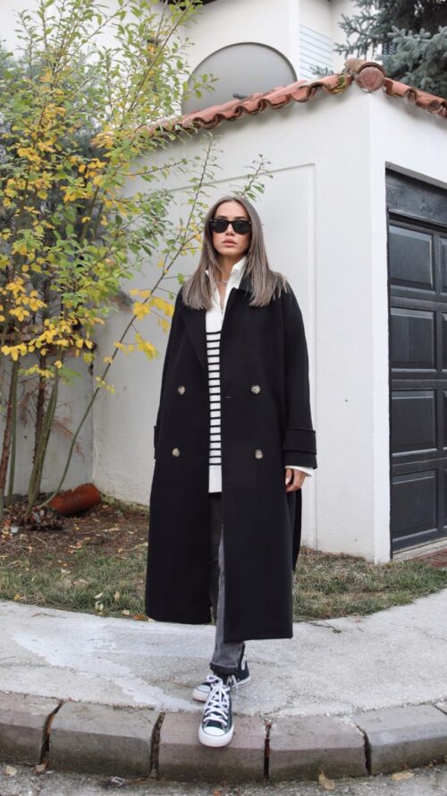 Oversize Black Coat