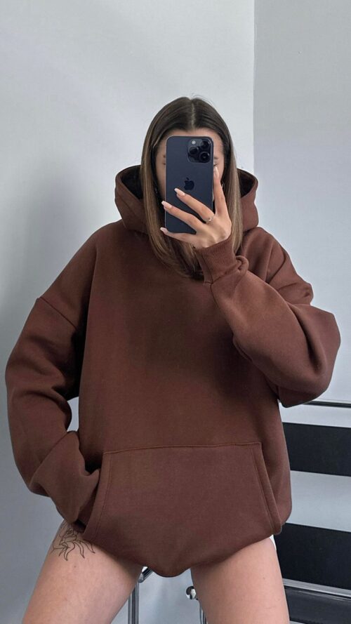 ZARA Oversize Brown Hoodie
