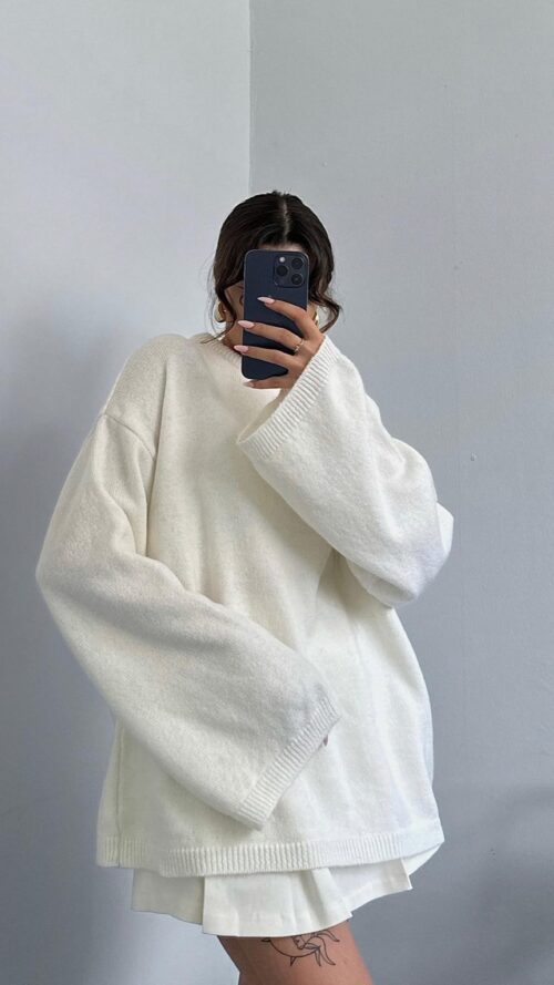 Viola White Sweater