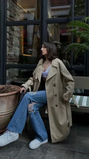 Beige Tranchecoat