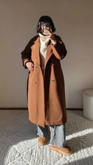 Oversize Brown Coat
