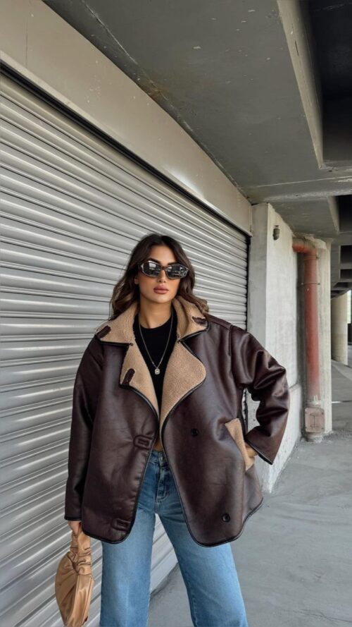 Zee Brown Oversize Jacket