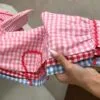 Love Bombing Baby Blue Plaid Shirt