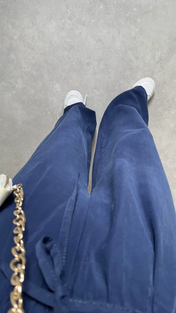 Krisy Navy Basic Palazzo Trousers