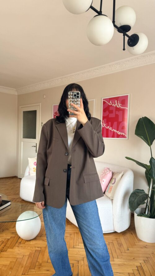 Vivian Oversize Dark Brown