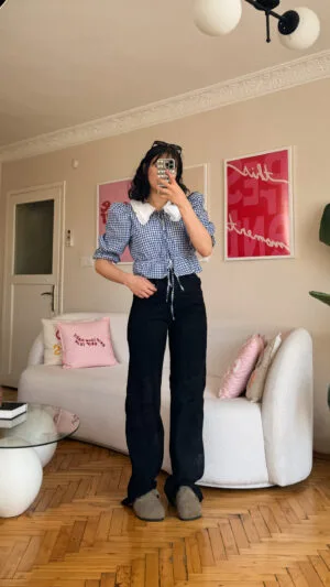 Rosalie Straight Black Jean