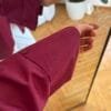 Wide Cuffled Burgundy Shirt