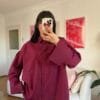 Wide Cuffled Burgundy Shirt