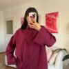 Wide Cuffled Burgundy Shirt