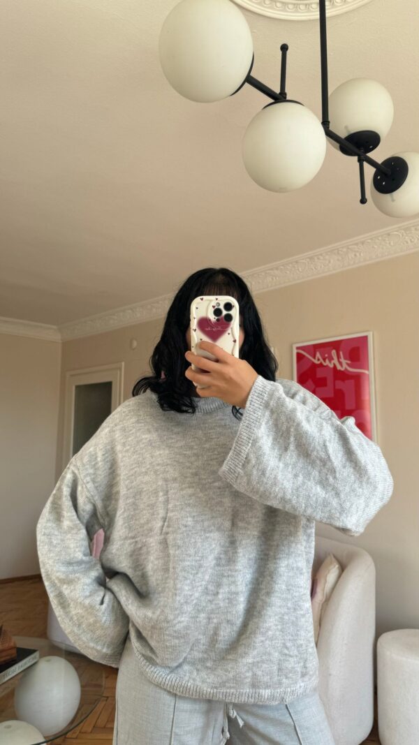 Viola Light Grey Sweater
