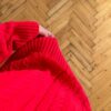 Grace Red Zippered Sweater