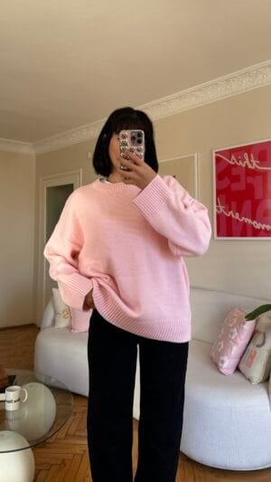 Sandy Baby Pink Sweatshirt