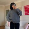 Sandy Dark Grey Sweatshirt