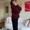 Key Burgundy Sweater