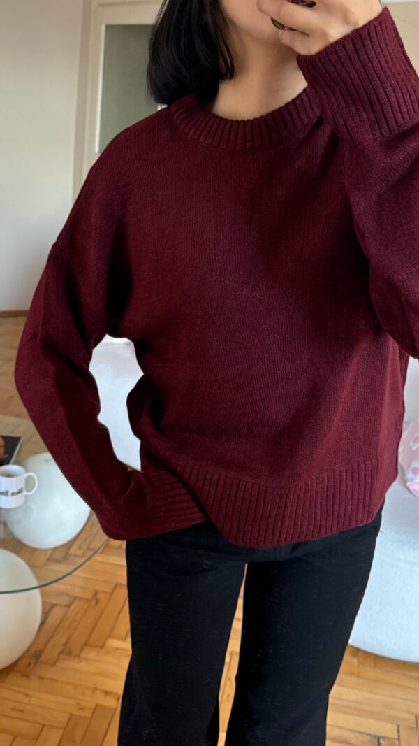 Key Burgundy Sweater