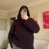 Amelia Dark Burgundy Sweatshirt