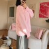 The V Baby-Pink Sweater