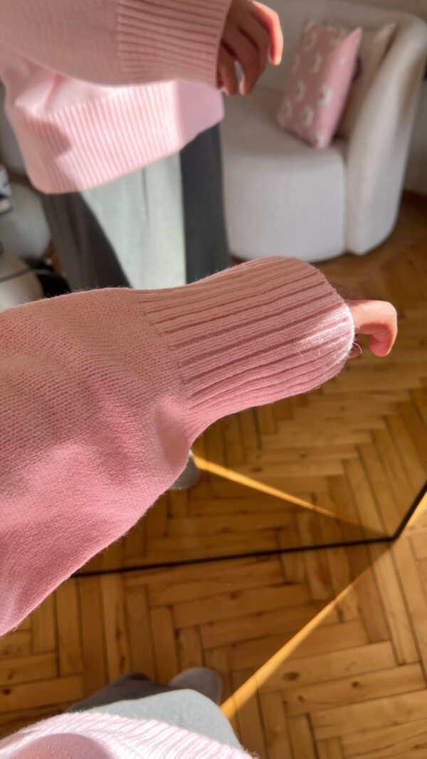 The V Baby-Pink Sweater