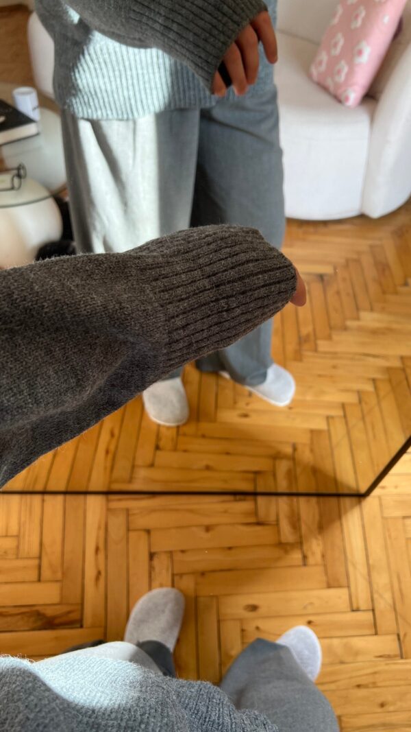 The V Dark-Grey Sweater