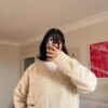 The V Beige Sweater