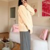 The V Beige Sweater