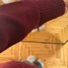 The V Burgundy Sweater
