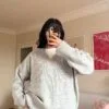 The V Light-Grey Sweater