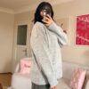 The V Light-Grey Sweater