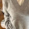 The V Light-Grey Sweater