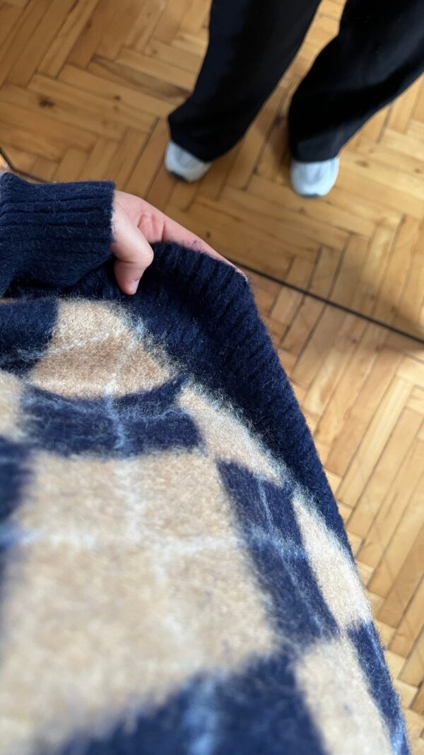 Baklava Navy-Beige Sweater