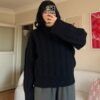 Amelia Black Sweatshirt