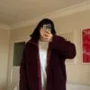 Pinterest Teddy Burgundy Jacket