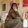 Wrinkled Olive Skirt