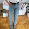 Olivia Light Blue Belted Jeans