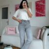 Olivia Grey Jeans