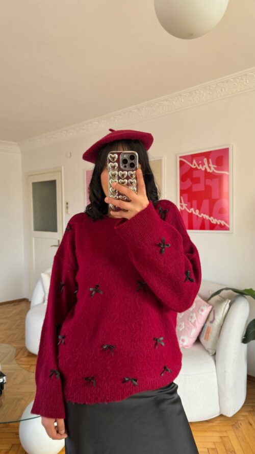 Vali Burgundy Sweater