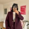 Ella Dark Burgundy Oversize Premium Set