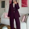 Ella Dark Burgundy Oversize Premium Set