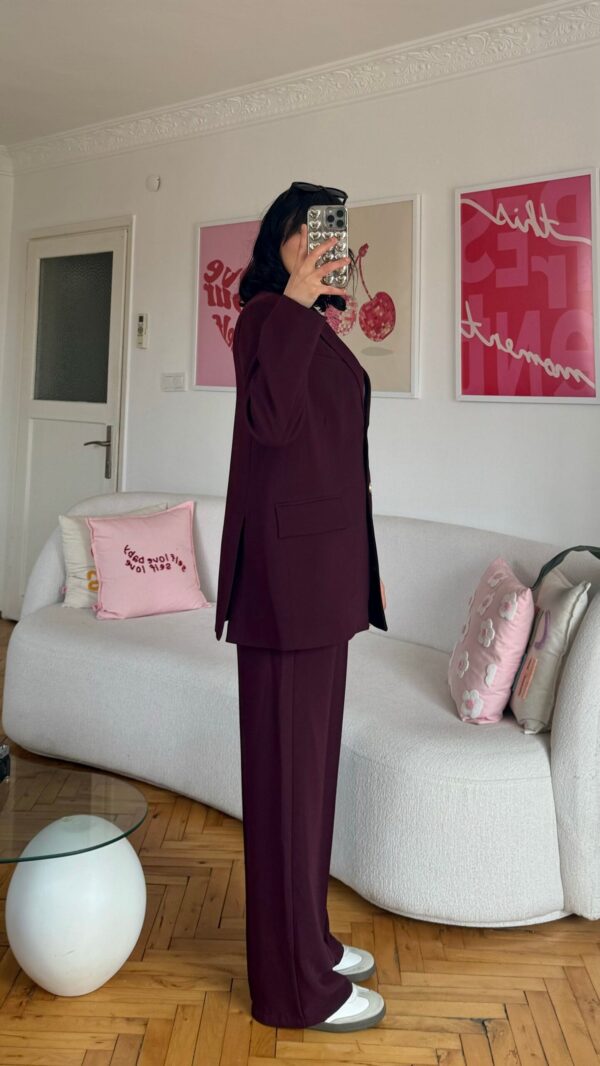 Ella Dark Burgundy Oversize Premium Set