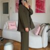 Ella Khaki Oversize Premium Set