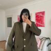 Ella Khaki Oversize Premium Set