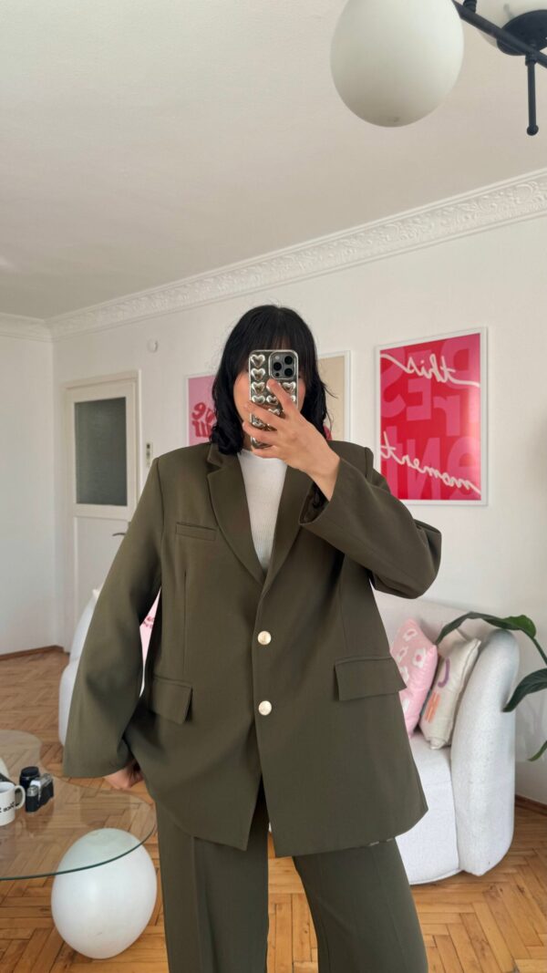 Ella Khaki Oversize Premium Set