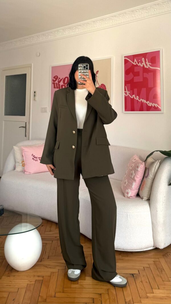 Ella Khaki Oversize Premium Set