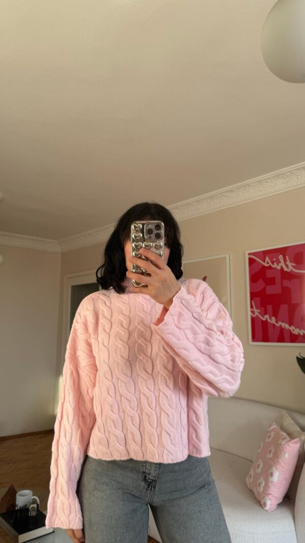 Flora Baby Pink Sweater