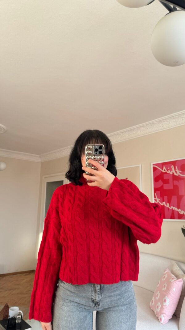 Flora Red Sweater